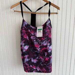 Nike Swim Top XL NWT Black and Purple